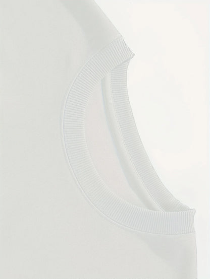 Men'S SEBS Logo Graphic Sweatshirt with Lettering SEBS Branding Casual Round Neck Pullover Loose Fit Comfort Casual Wear Apparel