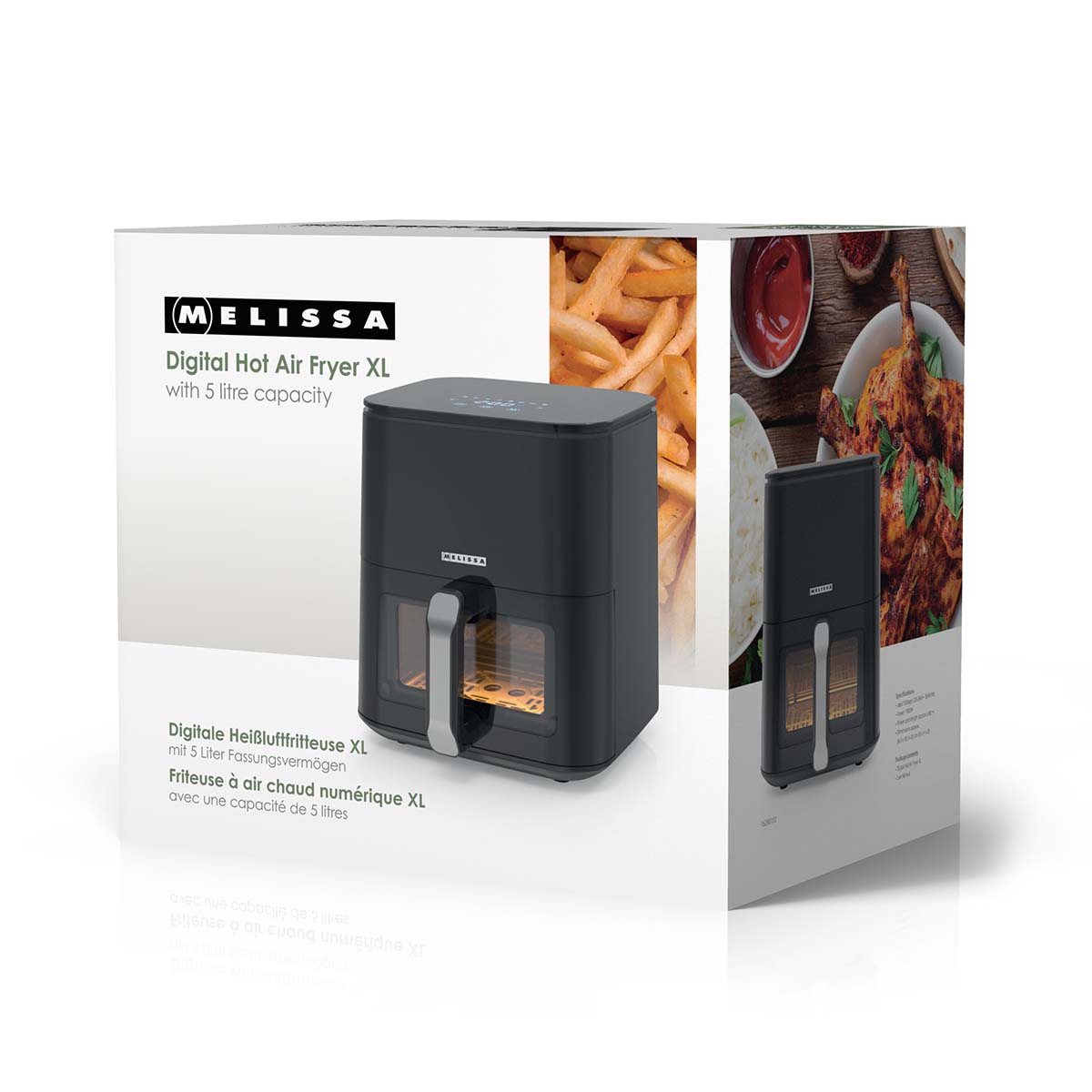 Melissa Digitale Heißluftfritteuse XL