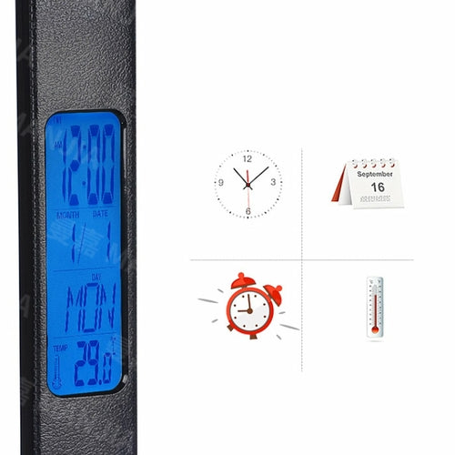 Lamp Plus 3-in-1 Lampe mit Handy-Ladegerät, Uhr und Thermostat