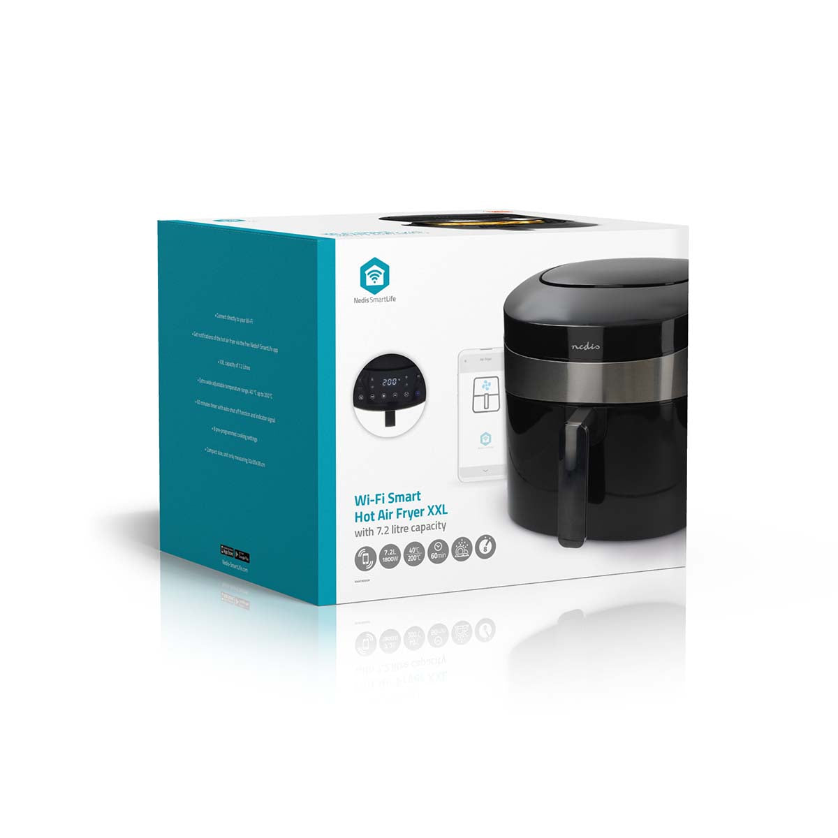 Nedis SmartLife Heißluftfritteuse