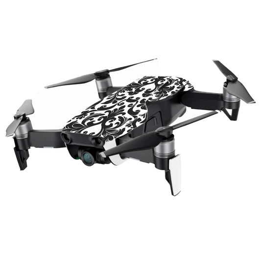 MightySkins DJMAVAIMIN-Black Damask Skin for DJI Mavic Air Drone,