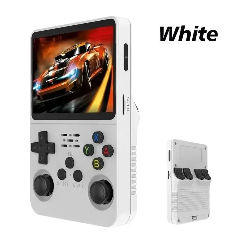100% Genuine R36S Retro Handheld Video Game Console Linux System 3.5 Inch IPS Screen  Portable Pocket Video Player 64GB for PSP