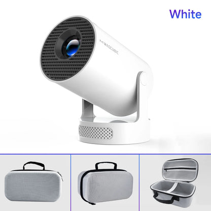 Magcubic Projector Android 14 8K 1280*720P HY300 Pro + Dual Wifi 290ANSI 180°flexible BT5.0 Cinema Outdoor Portable Projector