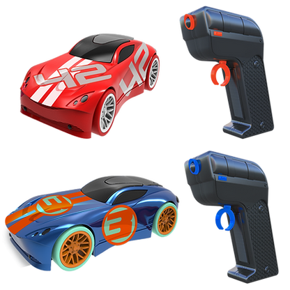 Super 8 Loop Glow in the Dark R/C Slot Racing 46ft Track