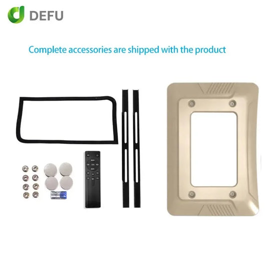 12 Volt Electric Rooftop RV Inverter Compressor 24V Cabin Parking Truck Caravan Air Conditioner 12v